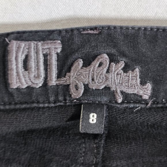 KUT from the Kloth jeans women's sz 8 black colour Jennifer Ultra Skinny stretch - Picture 7 of 15